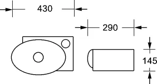 Раковина Milleau Perl MU058B-GW белый
